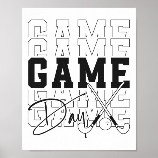 Hockeyspieltag poster (Vorne)
