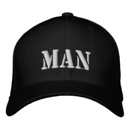 Hockeysport-Hut, Cap, Friseursport, MAN CAP Bestickte Baseballkappe