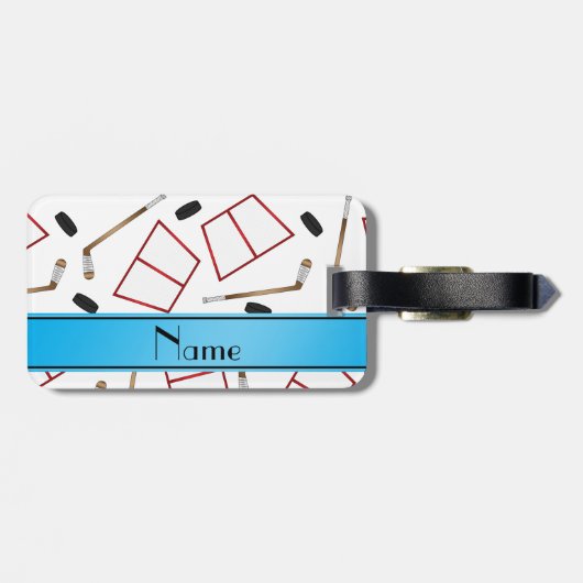 Hockeystock-Koboldnetze des individuellen Namens Gepäckanhänger (Rückseite horizontal)