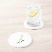 HockeySwoosh Sandstein Untersetzer (Seite)