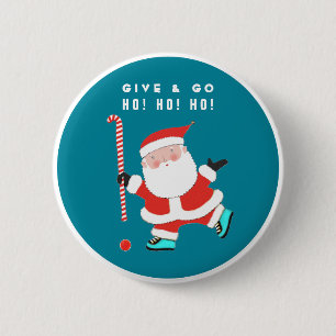 Hockeyteam Holiday Geschenke Button