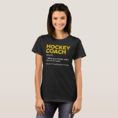 Hockeytrainer-Definition T-Shirt (Vorne ganz)