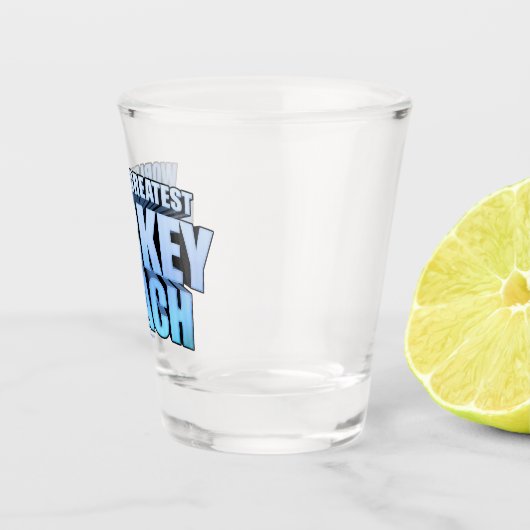 Hockeytrainer der Welt Schnapsglas (Rechts)