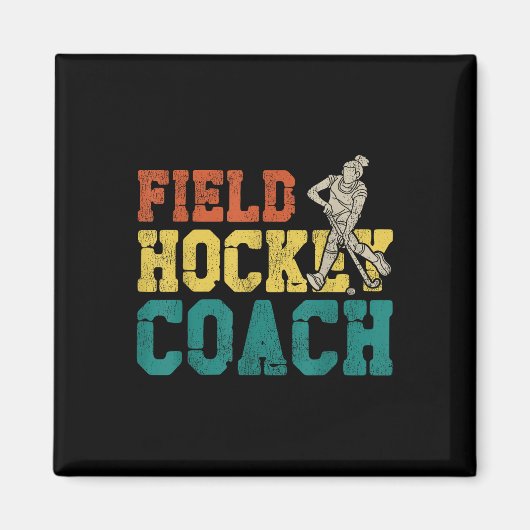 Hockeytrainer Feldhockeytrainer Magnet (Vorne)