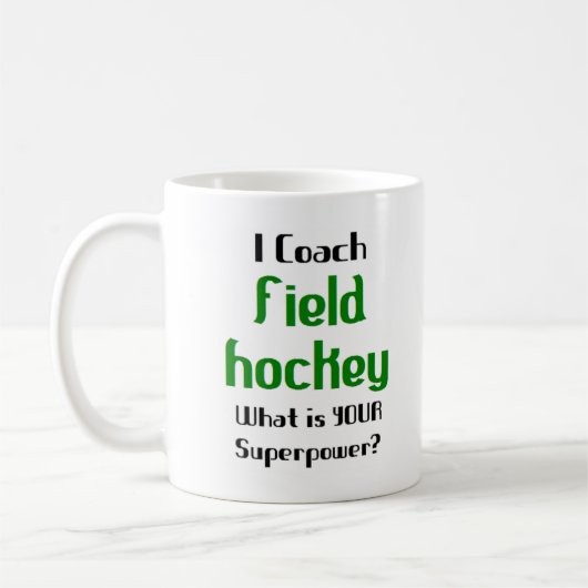Hockeytrainer Kaffeetasse (Links)