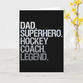 Hockeytrainer karte (Gelbe Blume)