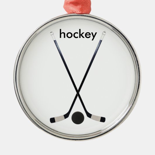 Hockeyverzierung Ornament Aus Metall (Vorne)