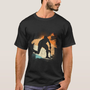 Hockeyzubehör Retro Hockeyliebhaber T-Shirt