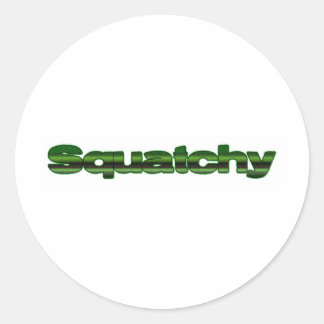 hockig runder aufkleber