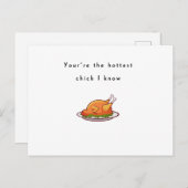 Hockigste Küken, die ich kenne, lustiges, humorvol Postkarte (Vorne/Hinten)