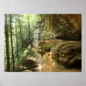 Hocking Hills Cliff Poster (Vorne)