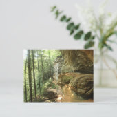 Hocking Hill's Cliff Postkarte (Stehend Vorderseite)
