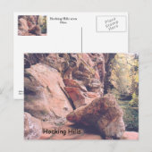 "HOCKING HILLS IN OHIO" (FOTOG) POSTKARTE (Vorne/Hinten)