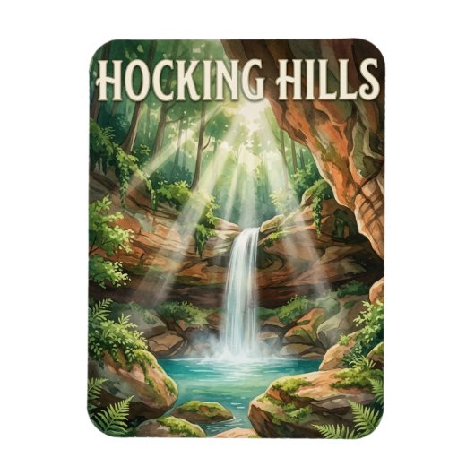 Hocking Hills Magnet (Vertikal)