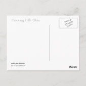 Hocking Hills Ohio Postkarte (Rückseite)