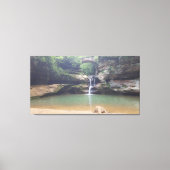 Hocking Hills Old Man's Cave Upper Falls Picture Leinwanddruck (Vorderseite)