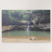 Hocking Hills on Old Man's Cave Trail Upper Falls Puzzle (Horizontal)