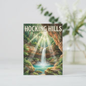 Hocking Hills Postkarte (Stehend Vorderseite)