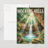Hocking Hills Postkarte (Vorne/Hinten)