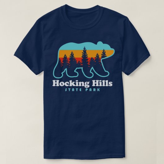 Hocking Hills Staat Park Ohio Bar T-Shirt (Design vorne)