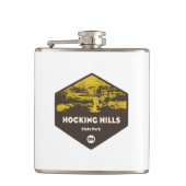 Hocking Hills Staat Park, Ohio Flachmann (Vorderseite)