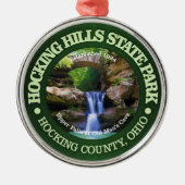 Hocking Hills Staat Park Ornament Aus Metall (Vorne)