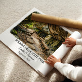 Hocking Hills State Park Ohio Poster, Aquarell Poster
