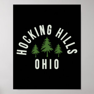 Hocking Hills State Park Ohio Souvenir Wandern Poster