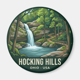 Hocking Hills USA Magnet