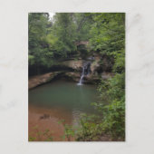 Hocking Hills Wasserfall Postkarte (Vorderseite)