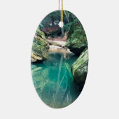 Hocking Hügel-Flusssteine Keramikornament (Rechts)