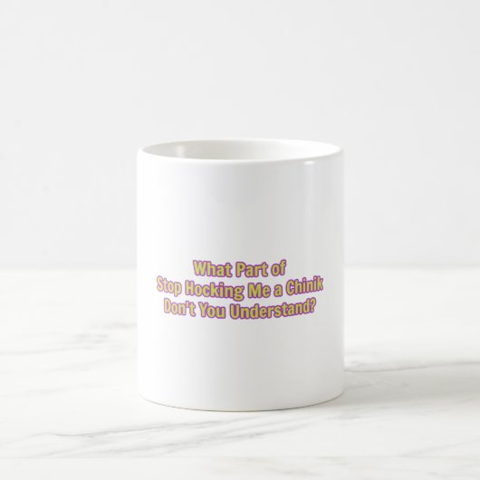Hocking mir einen Chinik-Mug Kaffeetasse (Mittel)