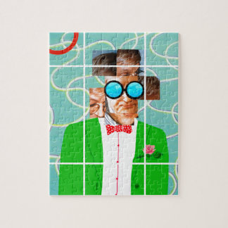 Hockney Porträt Puzzle