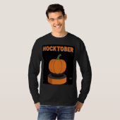 Hocktober Kürbis Puck T-Shirt (Vorne ganz)