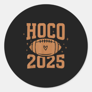 Hoco 2025 High School Heimkehr Runder Aufkleber