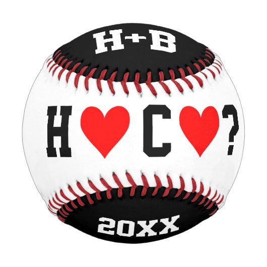 Hoco Homecoming Vorschlag Softball Ideen Baseball (Vorderseite)
