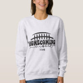 HOCO Homecomoming Vibes 1 Wiedersehen Football Gam Sweatshirt (Vorderseite)