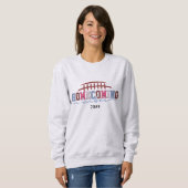 HOCO Homecomoming Vibes Wiedersehen Football Game Sweatshirt (Vorne ganz)