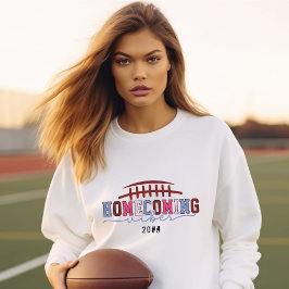 HOCO Homecomoming Vibes Wiedersehen Football Game  Sweatshirt