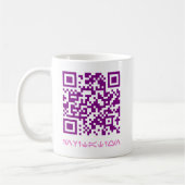 Hoco Invite QR Code Message.w Kaffeetasse (Links)
