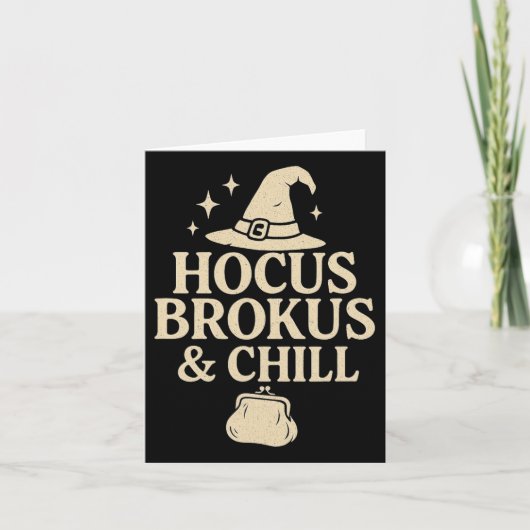 Hocus Brokus und Chill Karte (Vorderseite)