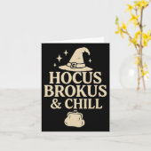 Hocus Brokus und Chill Karte (Gelbe Blume)