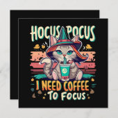 Hocus Focus - Ich brauche Kaffee, um mich zu konze (Vorne/Hinten)