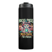 Hocus Focus - Ich brauche Kaffee, um mich zu konze Thermosbecher (Vorderseite)