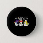 Hocus Ke-us Witch Nurse Halloween Medical Lab Tech Button (Vorderseite)