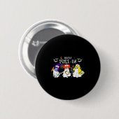 Hocus Ke-us Witch Nurse Halloween Medical Lab Tech Button (Vorne & Hinten)