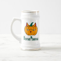 Hocus pawcus Halloween-Kürbis Ingwerkatze Magie