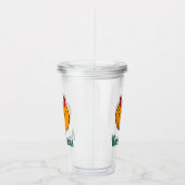 Hocus pawcus Halloween Kürbisinger Katzenmagie Acryltrinkbecher (Rechts)