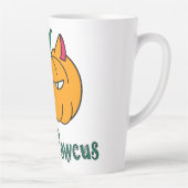 Hocus pawcus Halloween Kürbisinger Katzenmagie Milchtasse (Rechts)