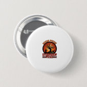 Hocus Pocus Alle Fokussieren Gruseliger Baum Hexen Button (Vorne & Hinten)